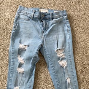 super stretch PS light wash skinny jeans/jeggings